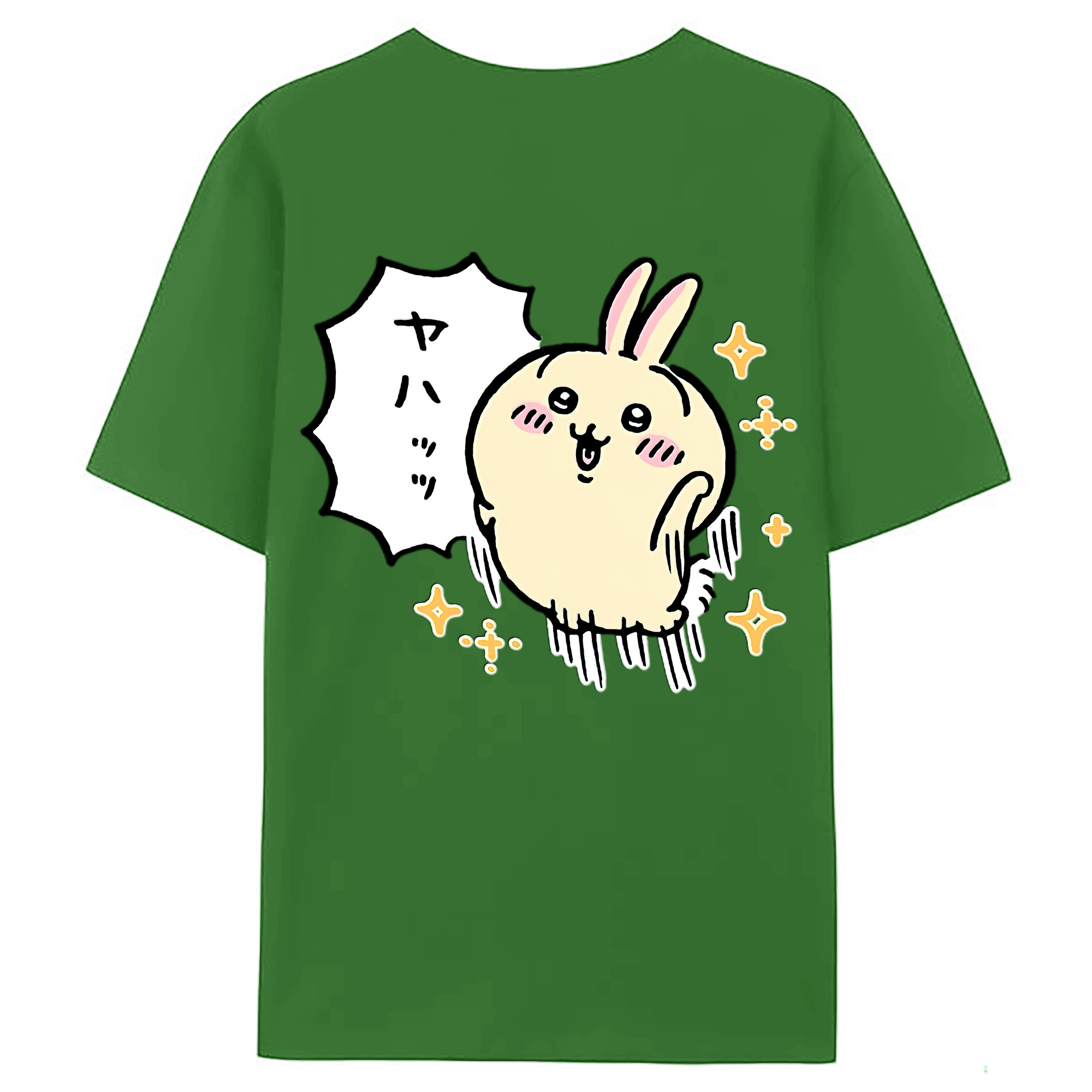（画像用） ちいかわ うさぎ Chii-kawa usagi レディース半袖Tシャツ(バックプリント)